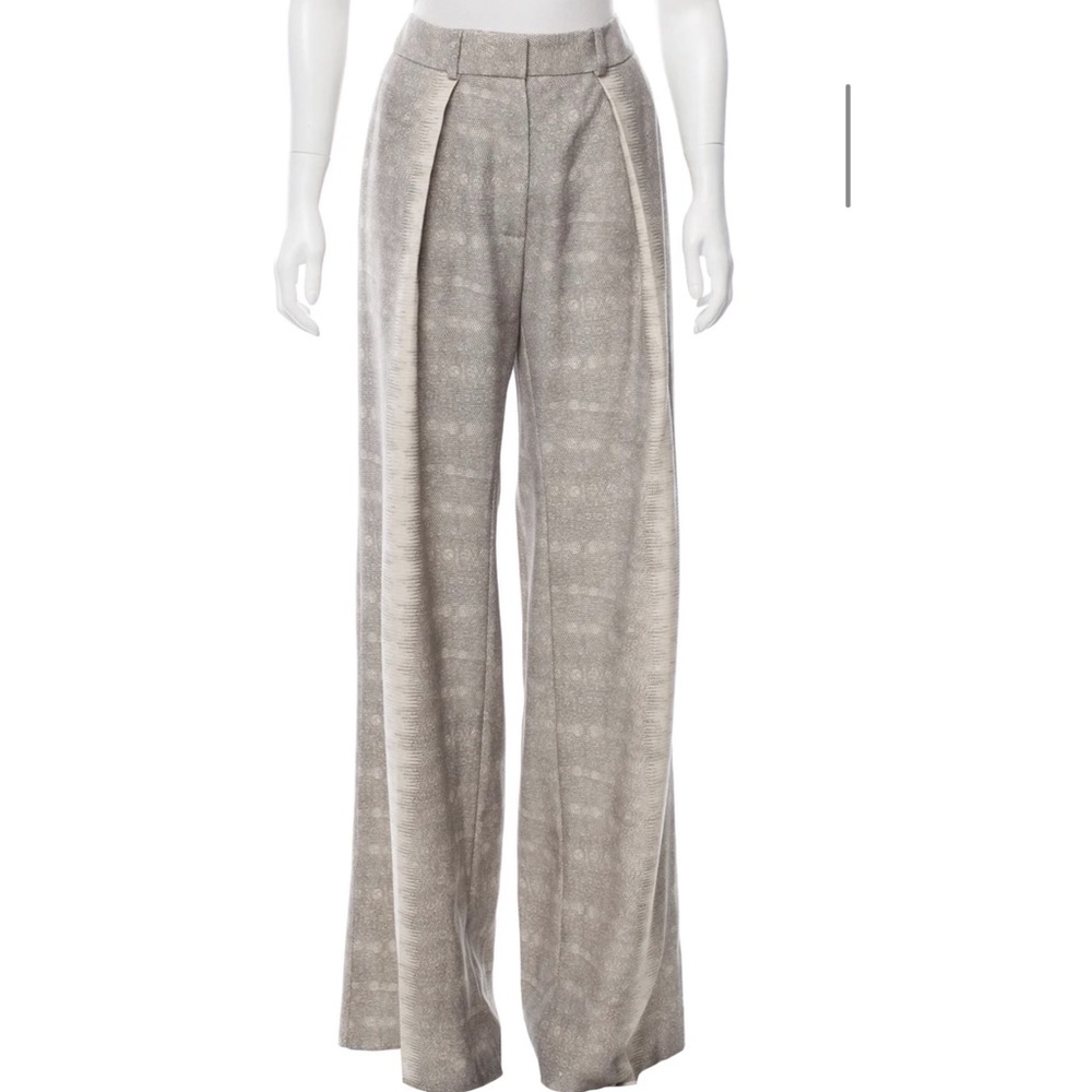 Chloe Snake Print Wide Leg Pants